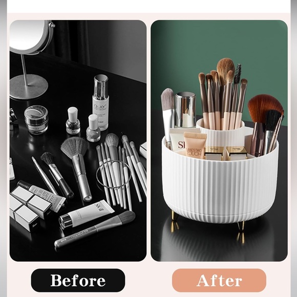 🌸360° Rotate Makeup Brush Holder organizer - Picture 6 of 6